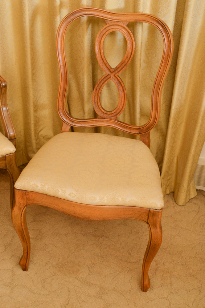 Set of Six Vintage Thomasville Dining Chairs