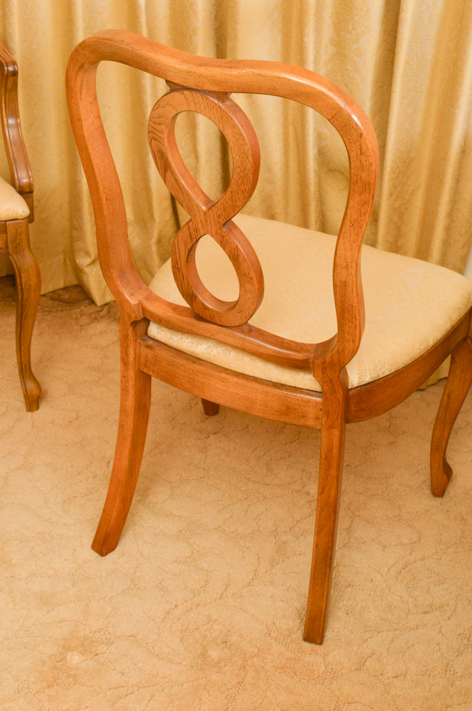 Set of Six Vintage Thomasville Dining Chairs