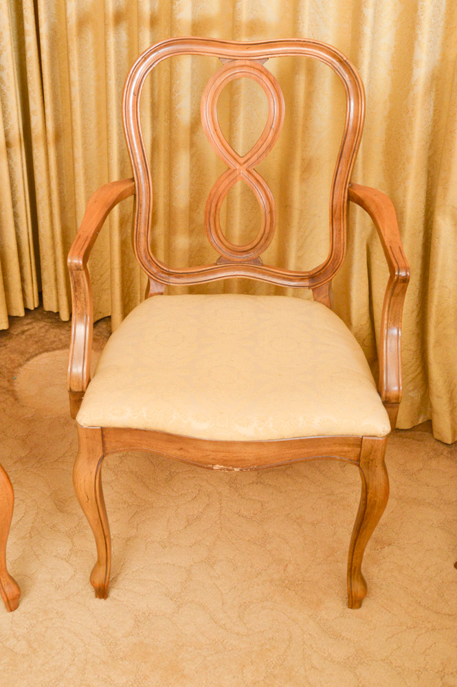 Set of Six Vintage Thomasville Dining Chairs
