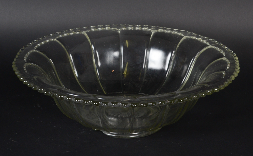 Pressed Glass Serving Bowls