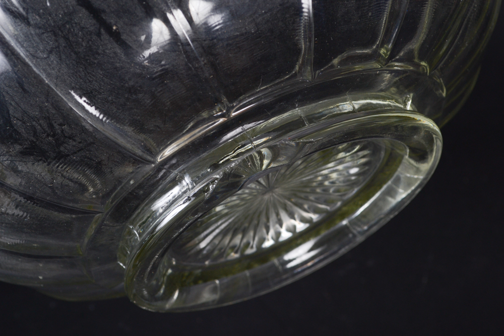 Pressed Glass Serving Bowls