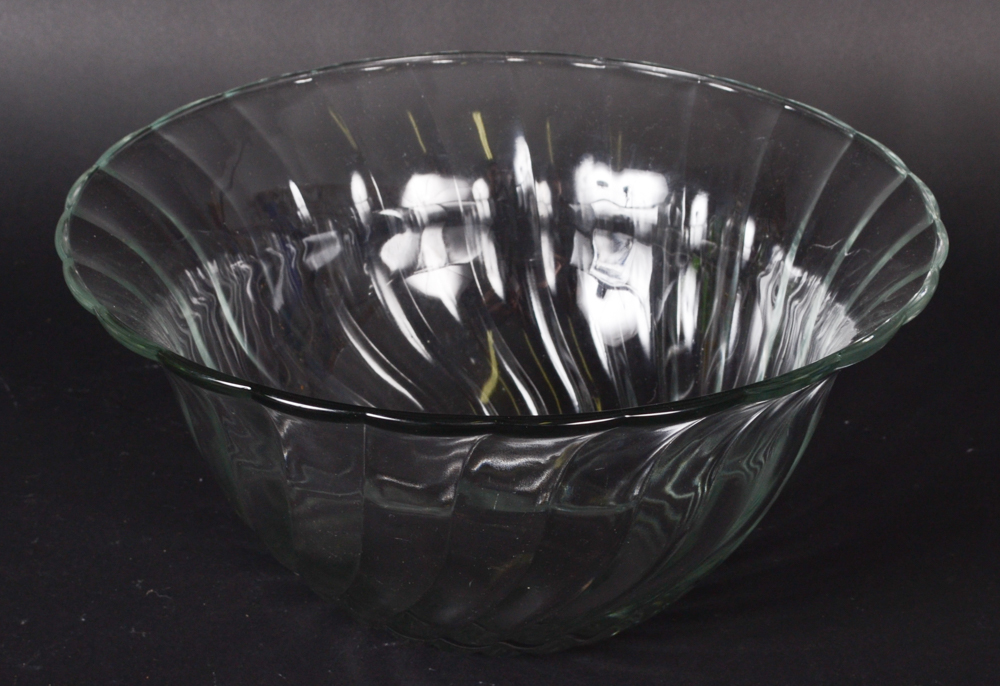 Pressed Glass Serving Bowls