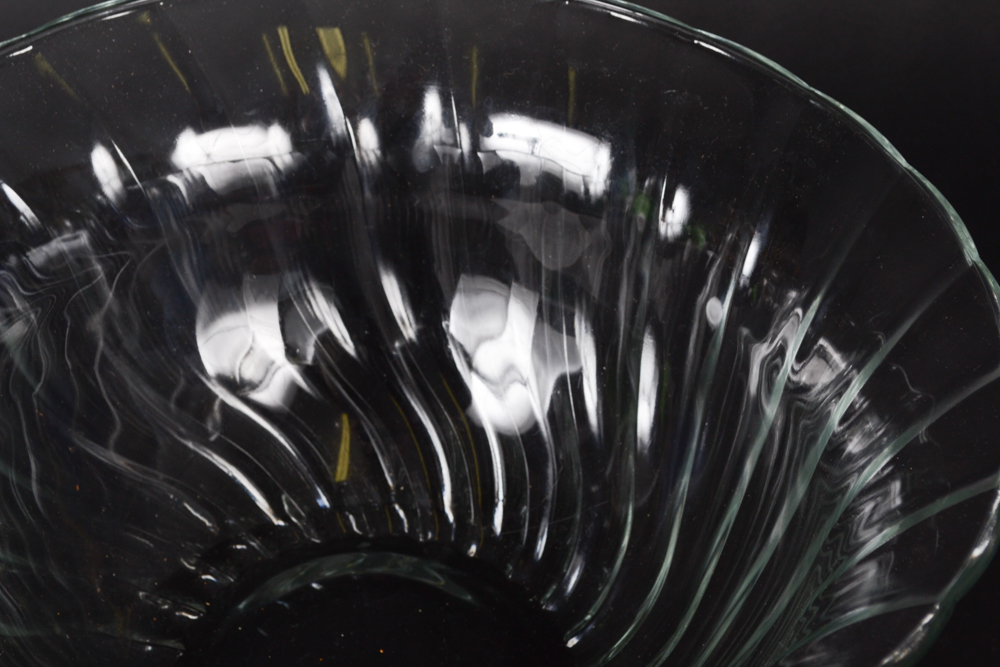 Pressed Glass Serving Bowls