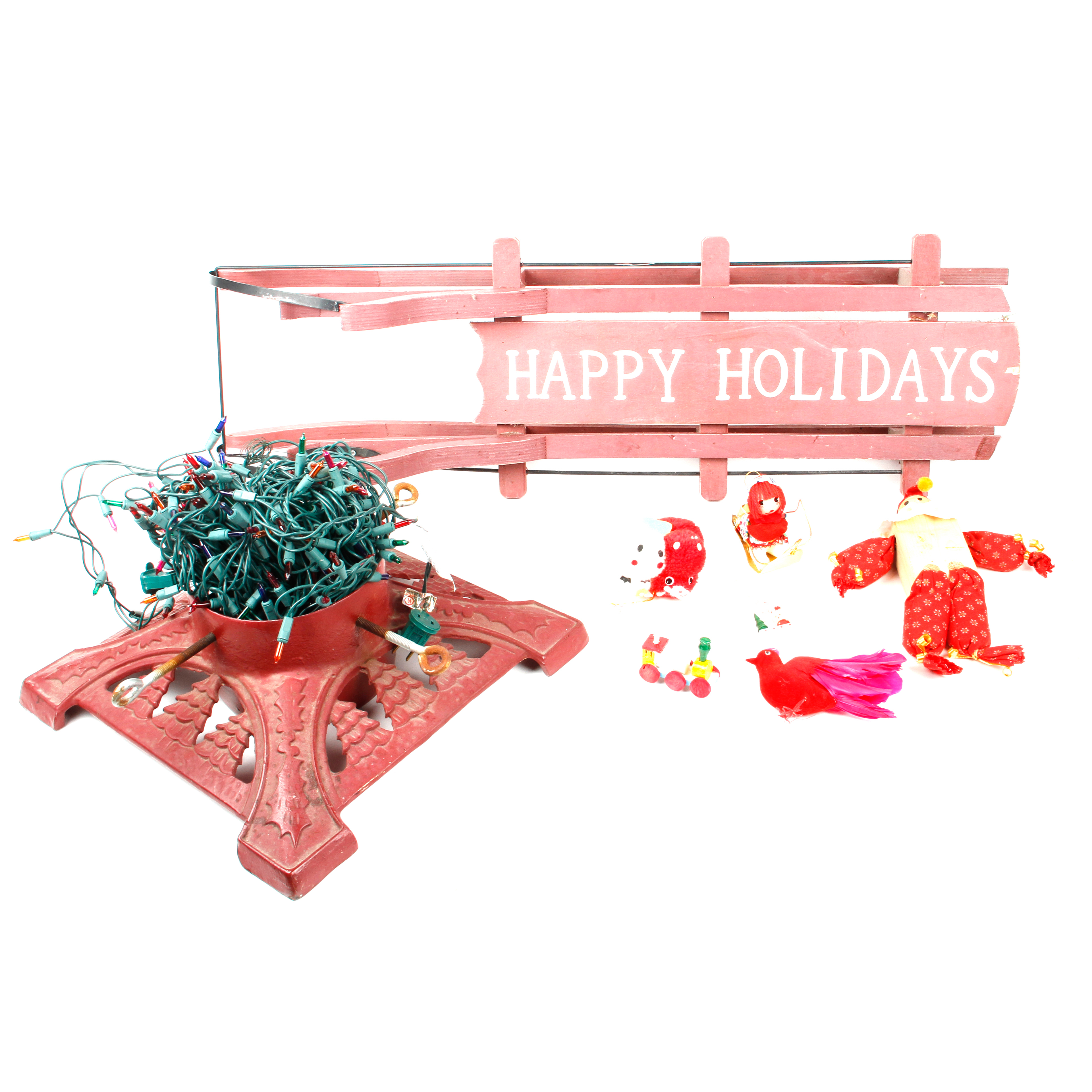 Assortment of Christmas Decorations