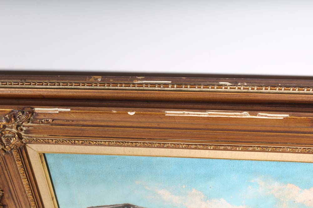 Signed Original Valerio Oil Painting on Canvas