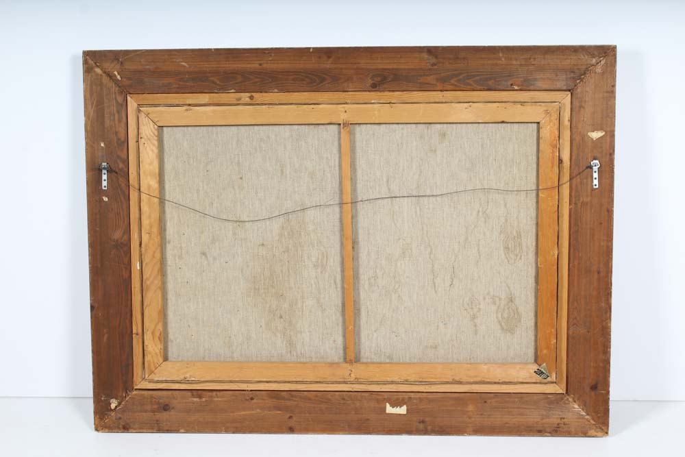 Signed Original Valerio Oil Painting on Canvas