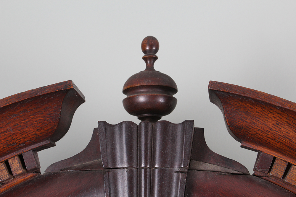 8 ft. Antique Oak Tall Case Clock