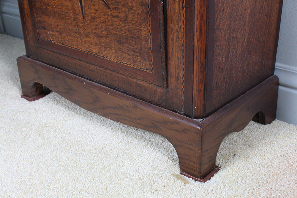 8 ft. Antique Oak Tall Case Clock