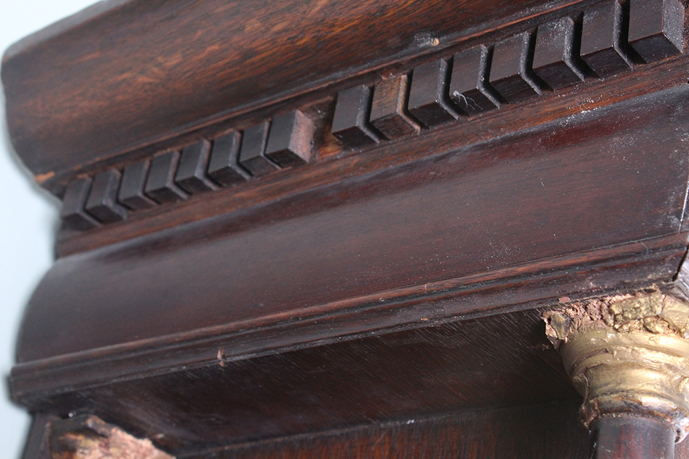 8 ft. Antique Oak Tall Case Clock