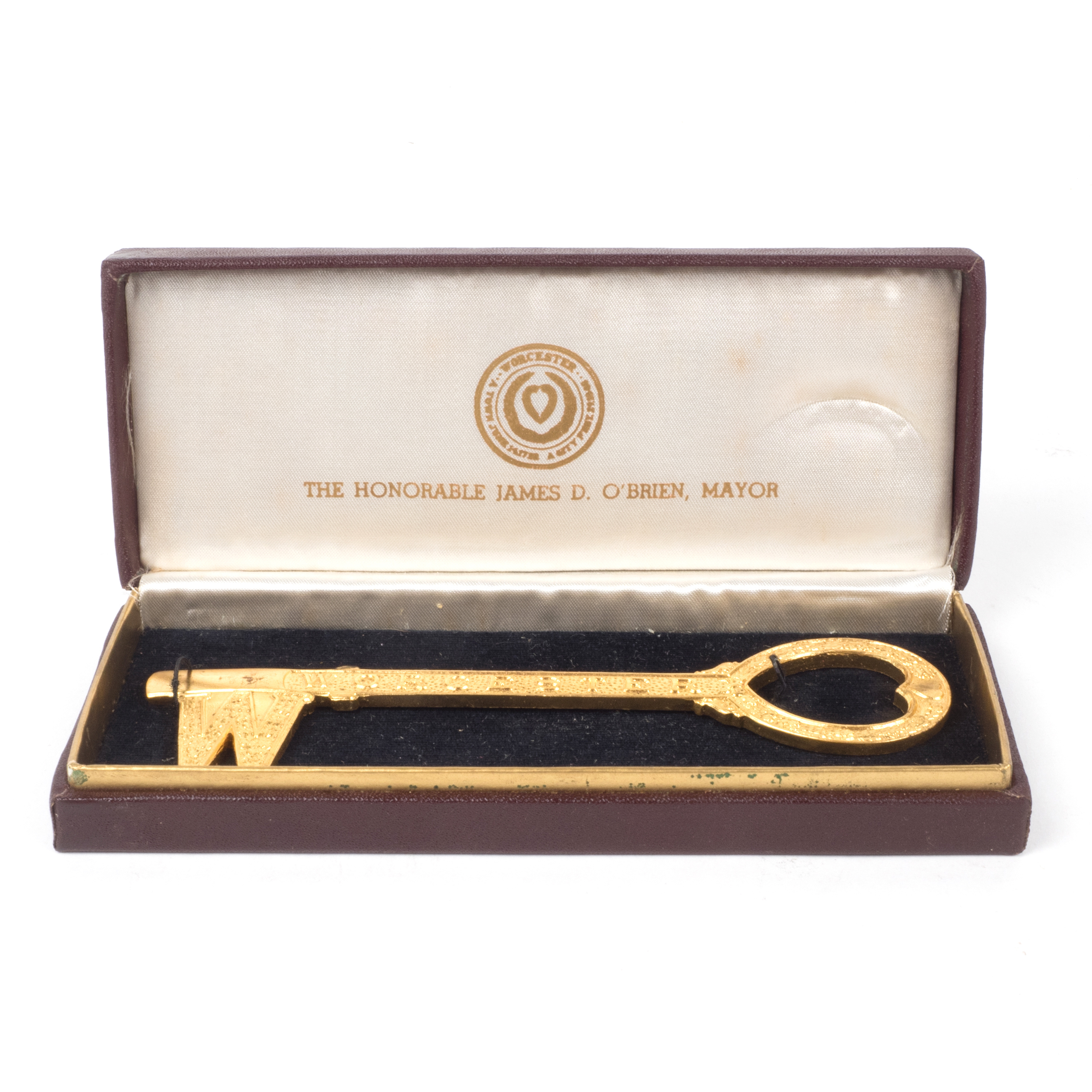 Vintage Honorary Key to the City of Worcester