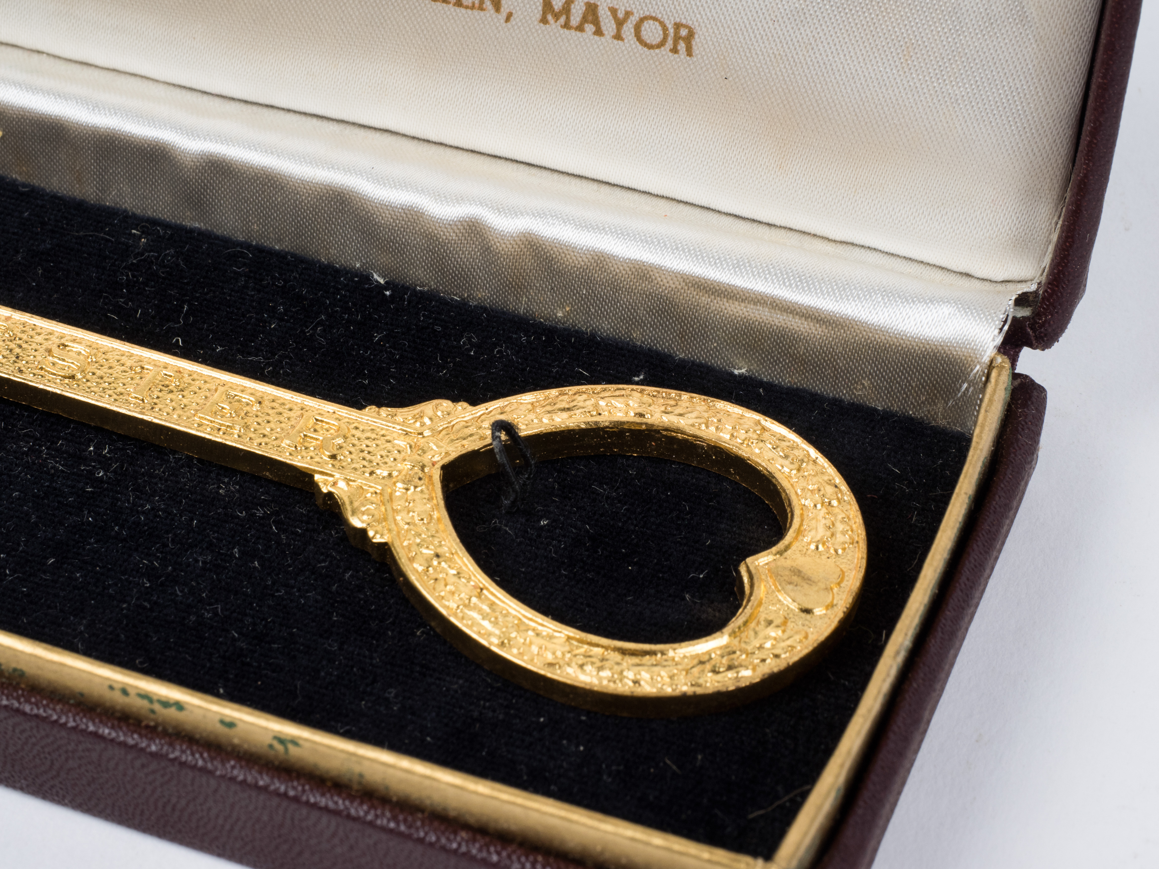 Vintage Honorary Key to the City of Worcester