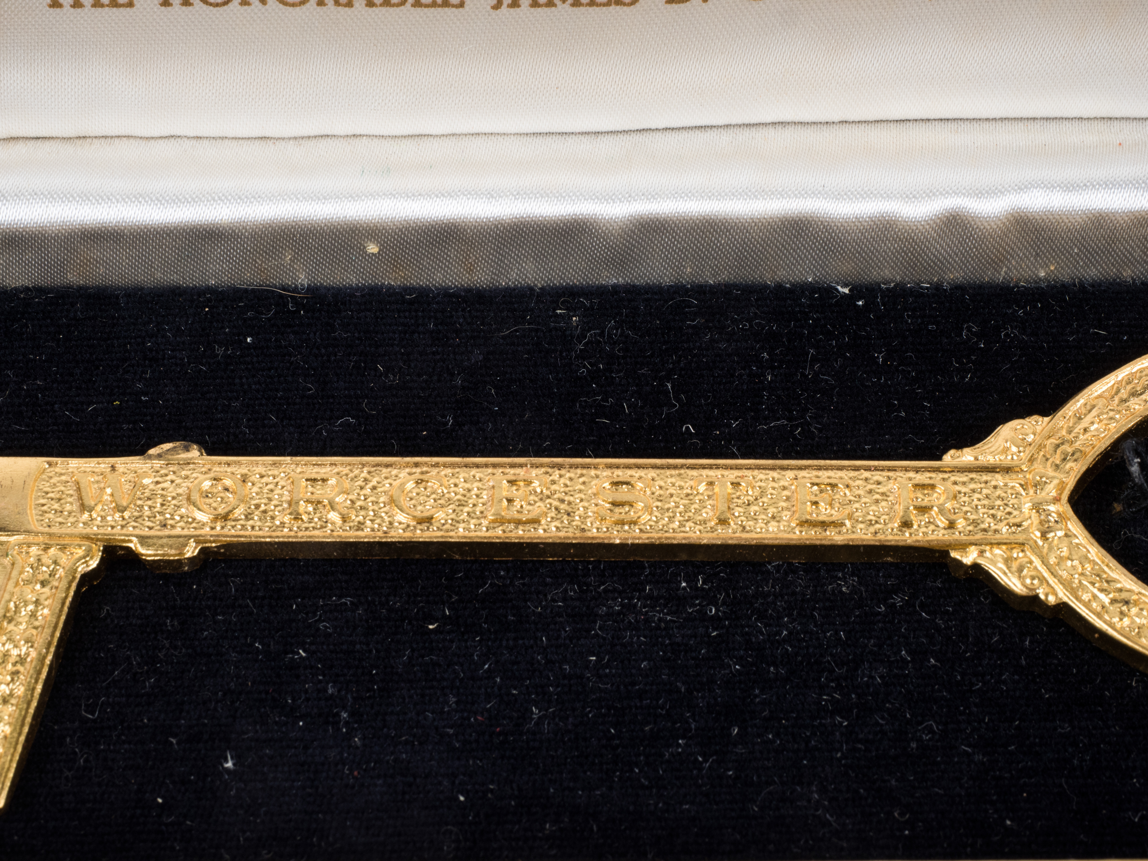 Vintage Honorary Key to the City of Worcester