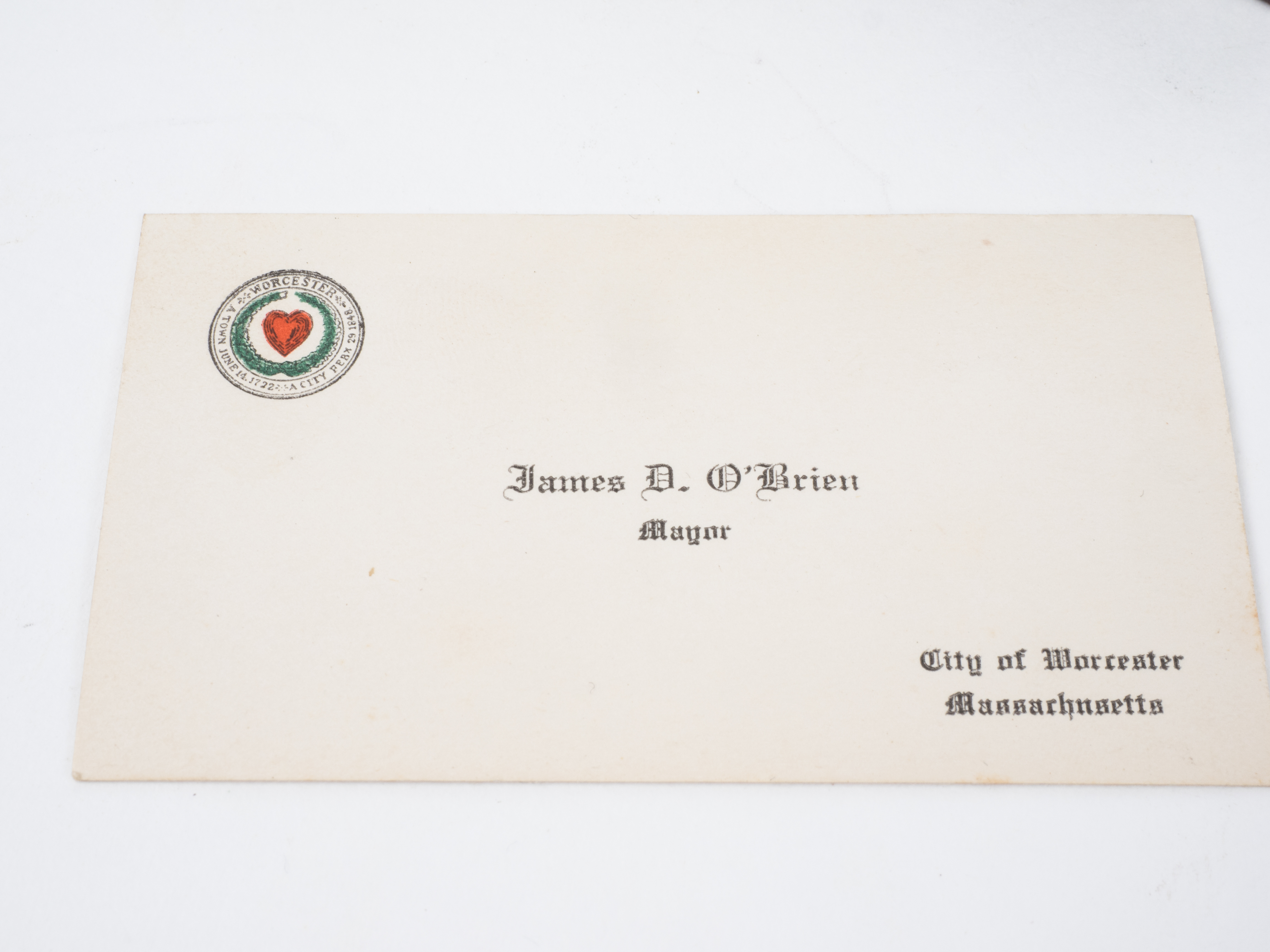 Vintage Honorary Key to the City of Worcester