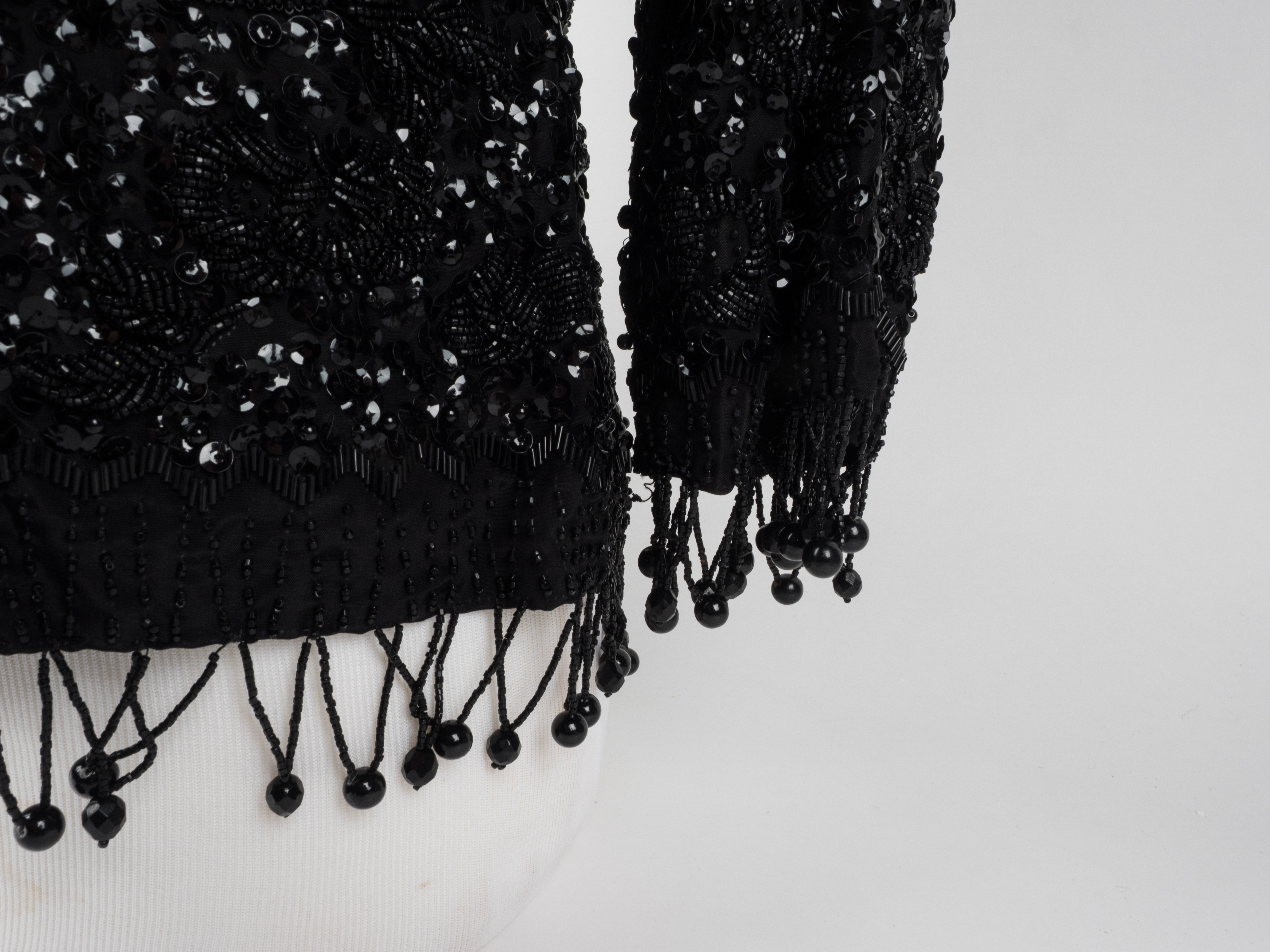 Vintage Hand Decorated Silk Blouse