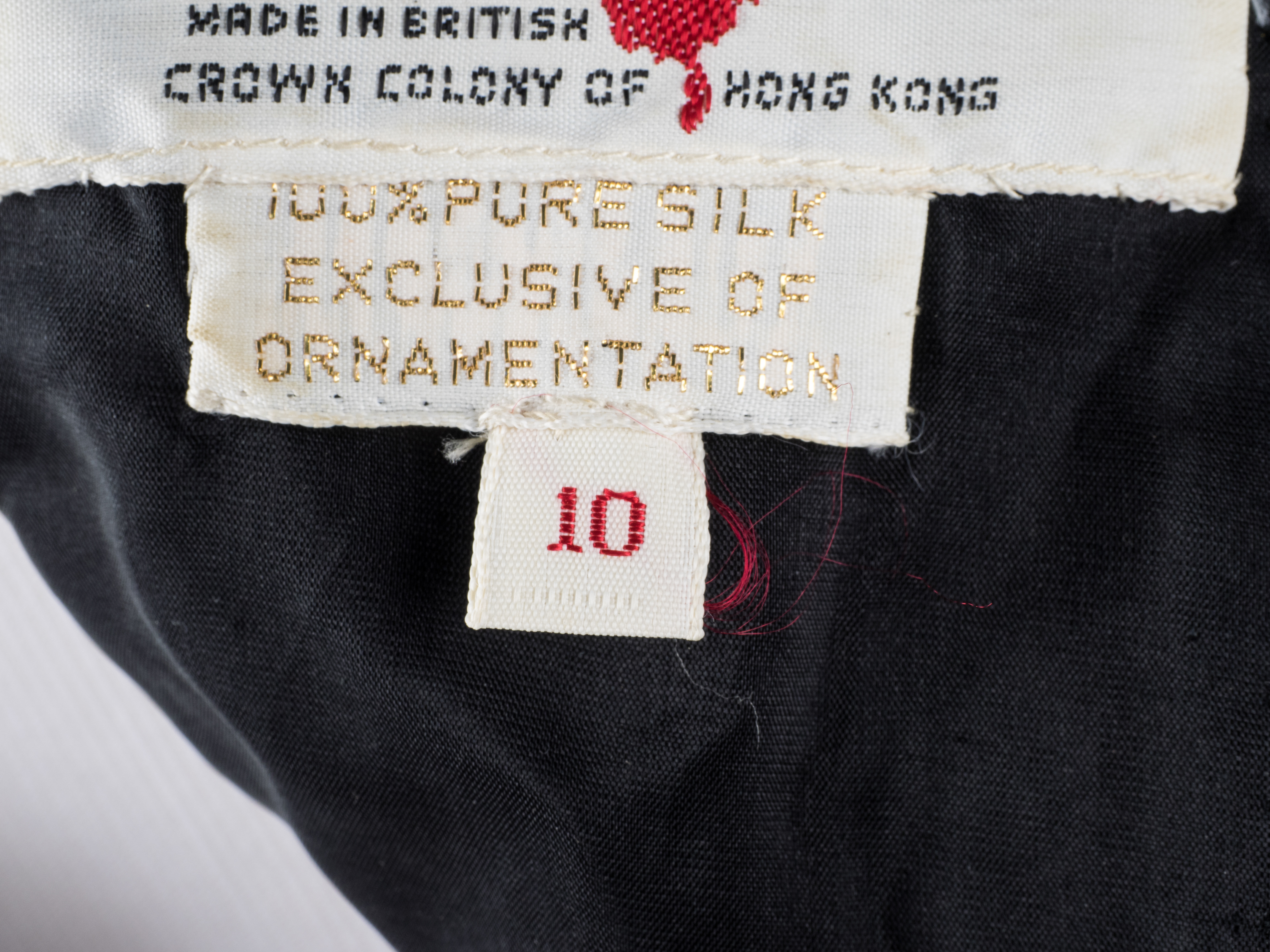 Vintage Hand Decorated Silk Blouse