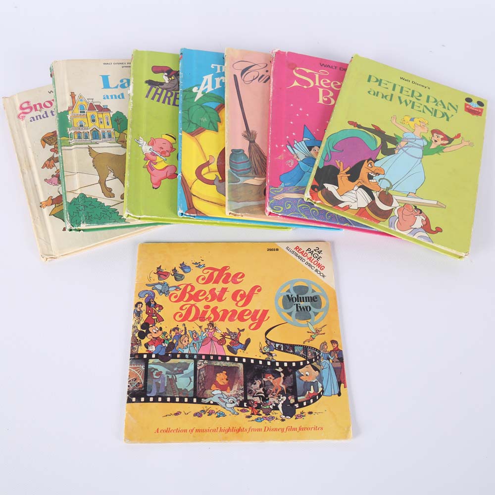 Vintage Children's Books Featuring Disney
