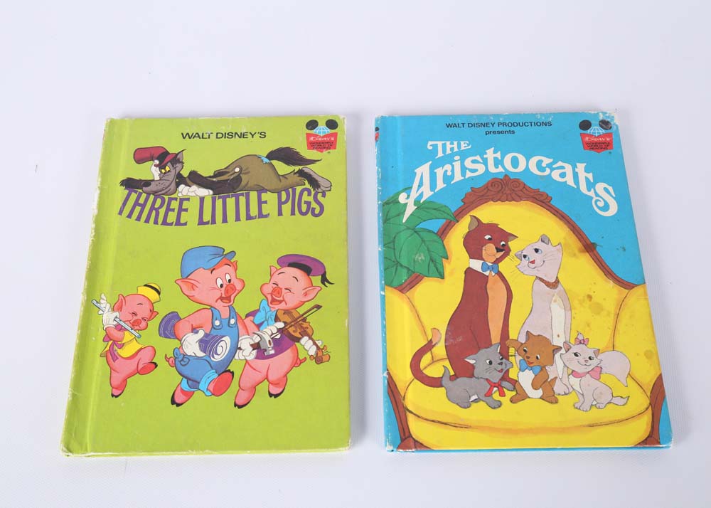 Vintage Children's Books Featuring Disney