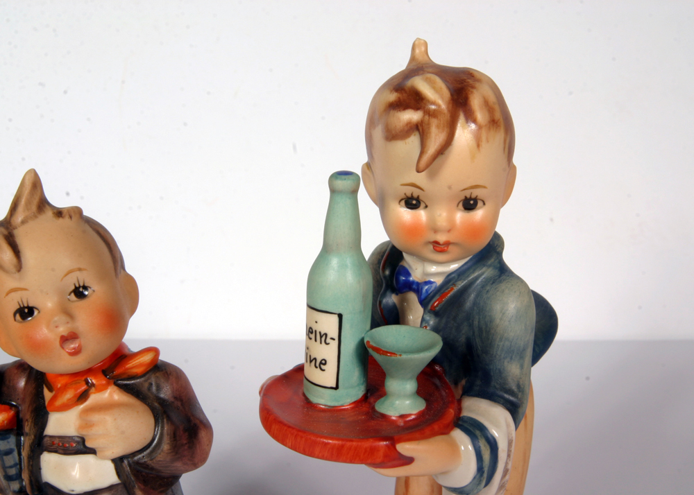Vintage Hummel "Waiter" and "Max and Moritz" Figurines