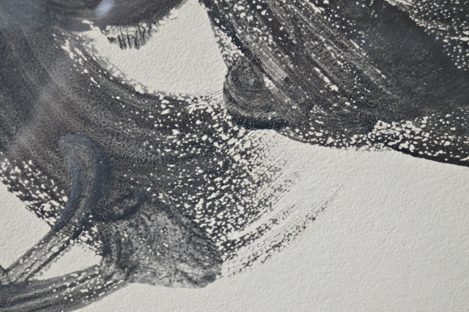 Original Signed Sumi Ink Painting on Paper of a Horse