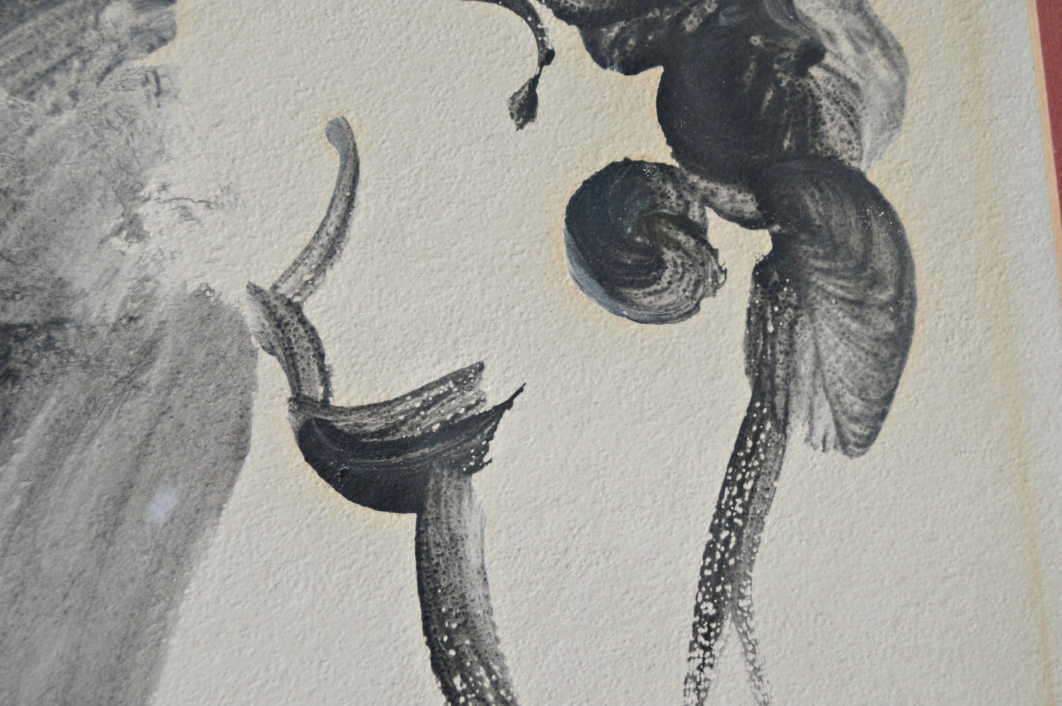 Original Signed Sumi Ink Painting on Paper of a Horse