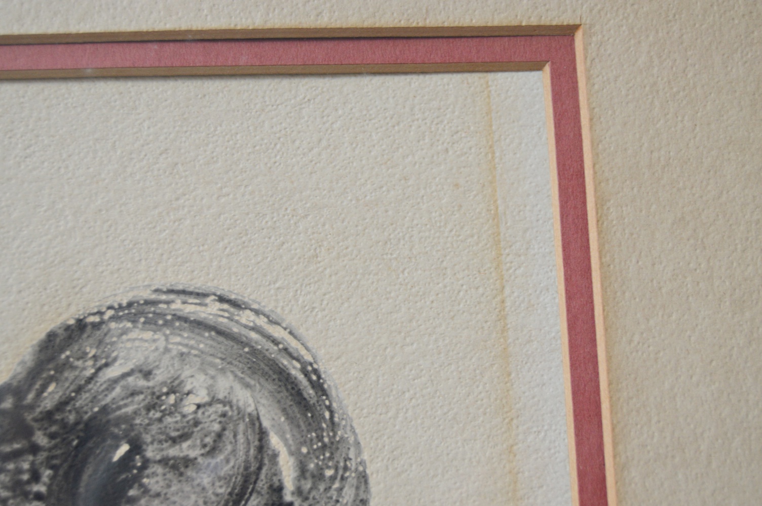 Original Signed Sumi Ink Painting on Paper of a Horse