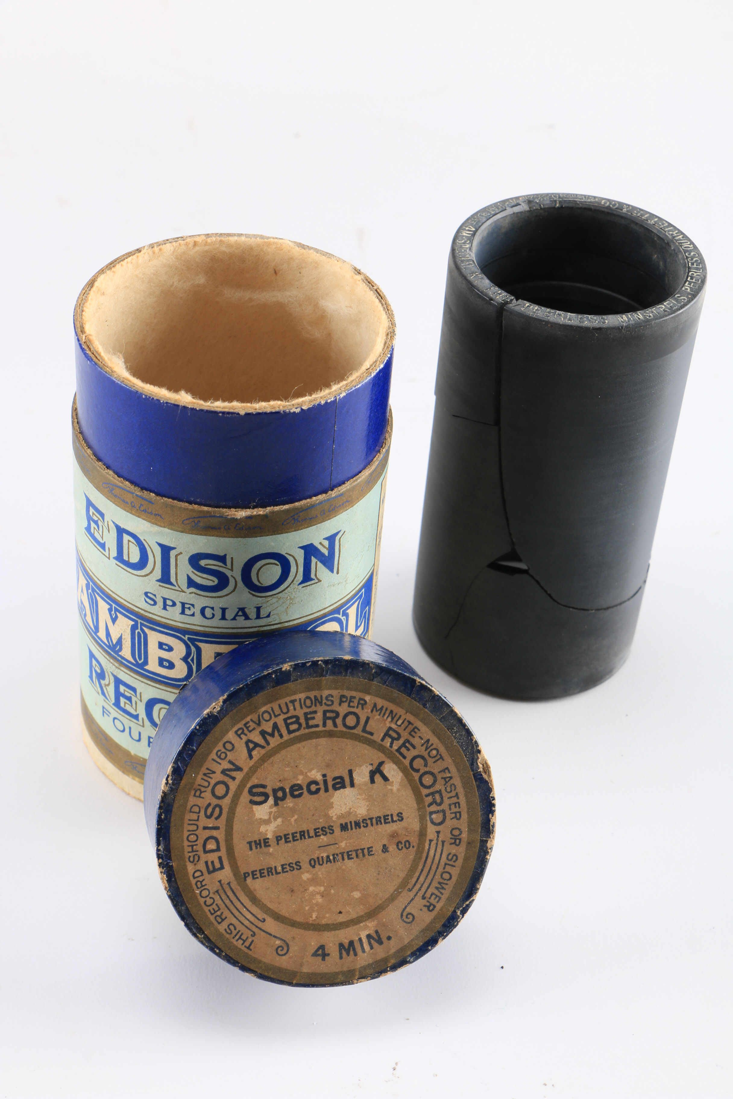 Eleven Antique Cylinder Records