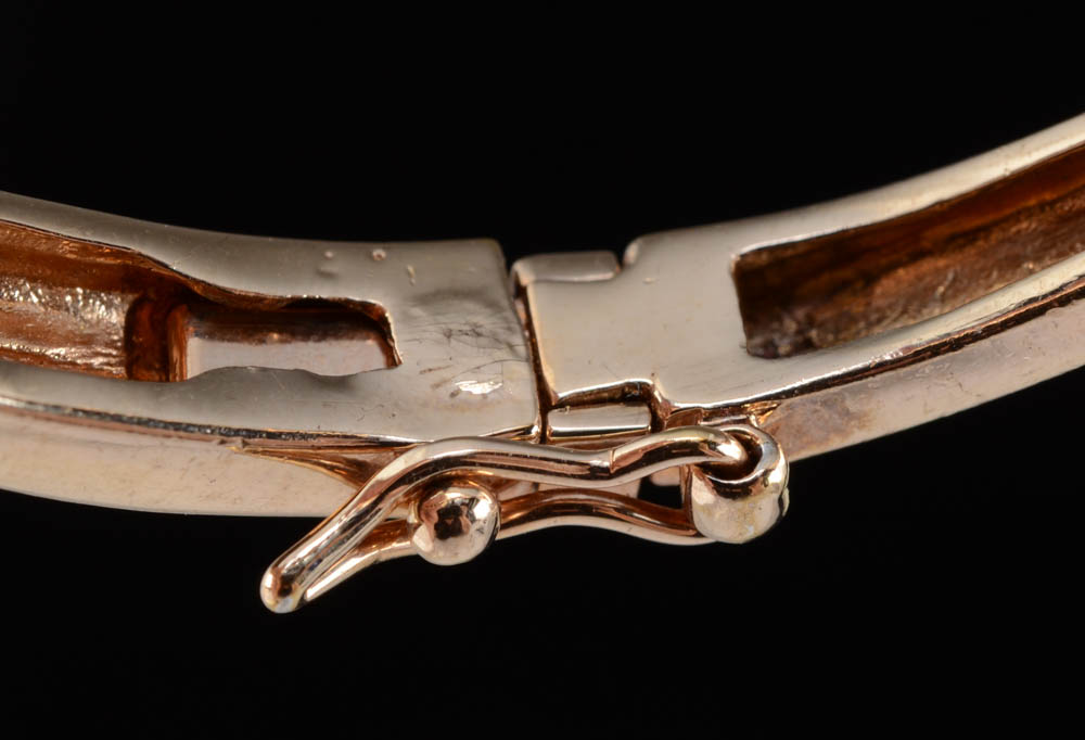 Sterling Vermeil Blue Sapphire and Diamond Bracelet