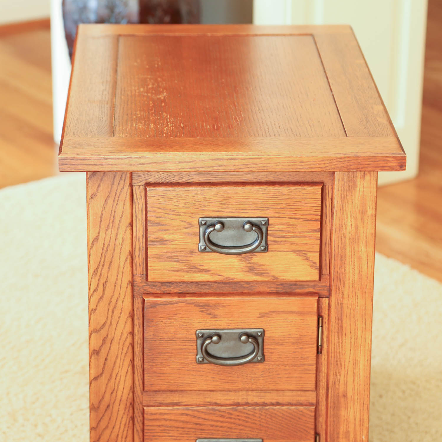 Mission Style Oak Side Table