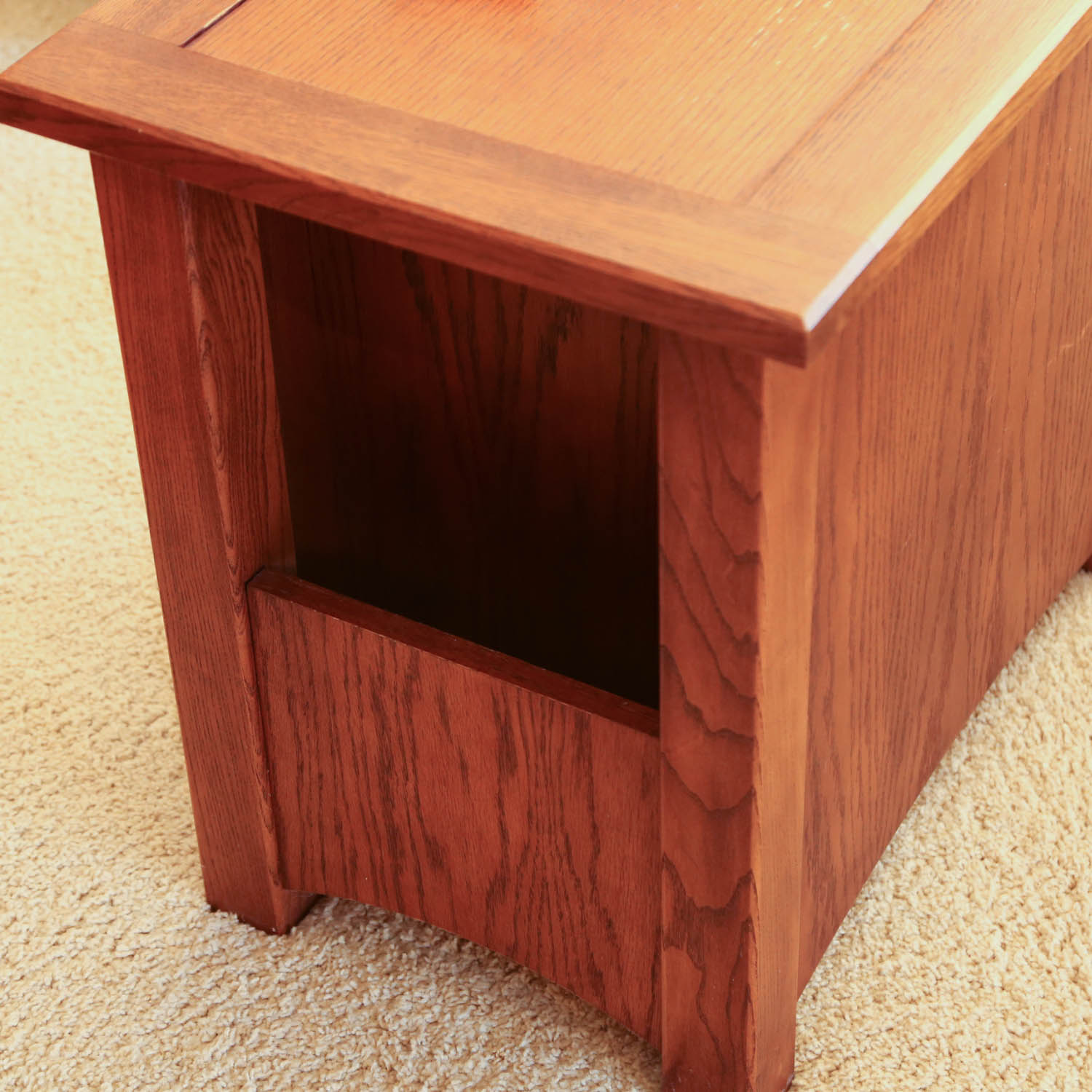 Mission Style Oak Side Table