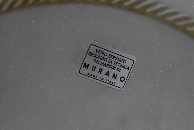 Vintage Large Murano Frosted Glass Swan Pedestal Bowl