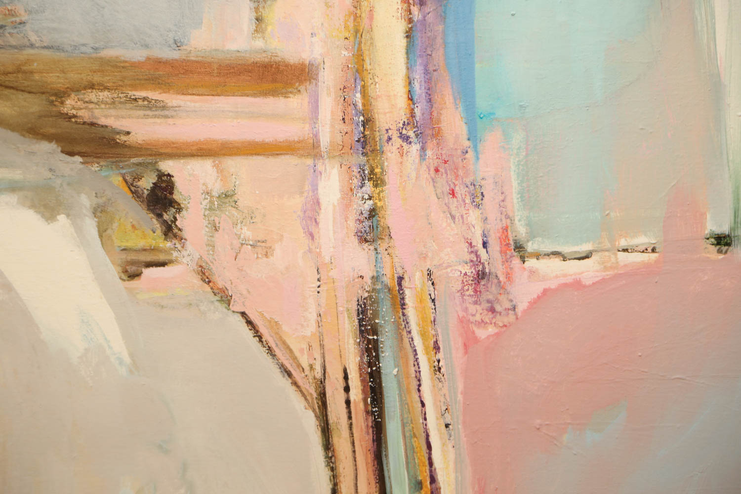 Signed Acrylic Painting on Canvas by Kathleen Ponziani