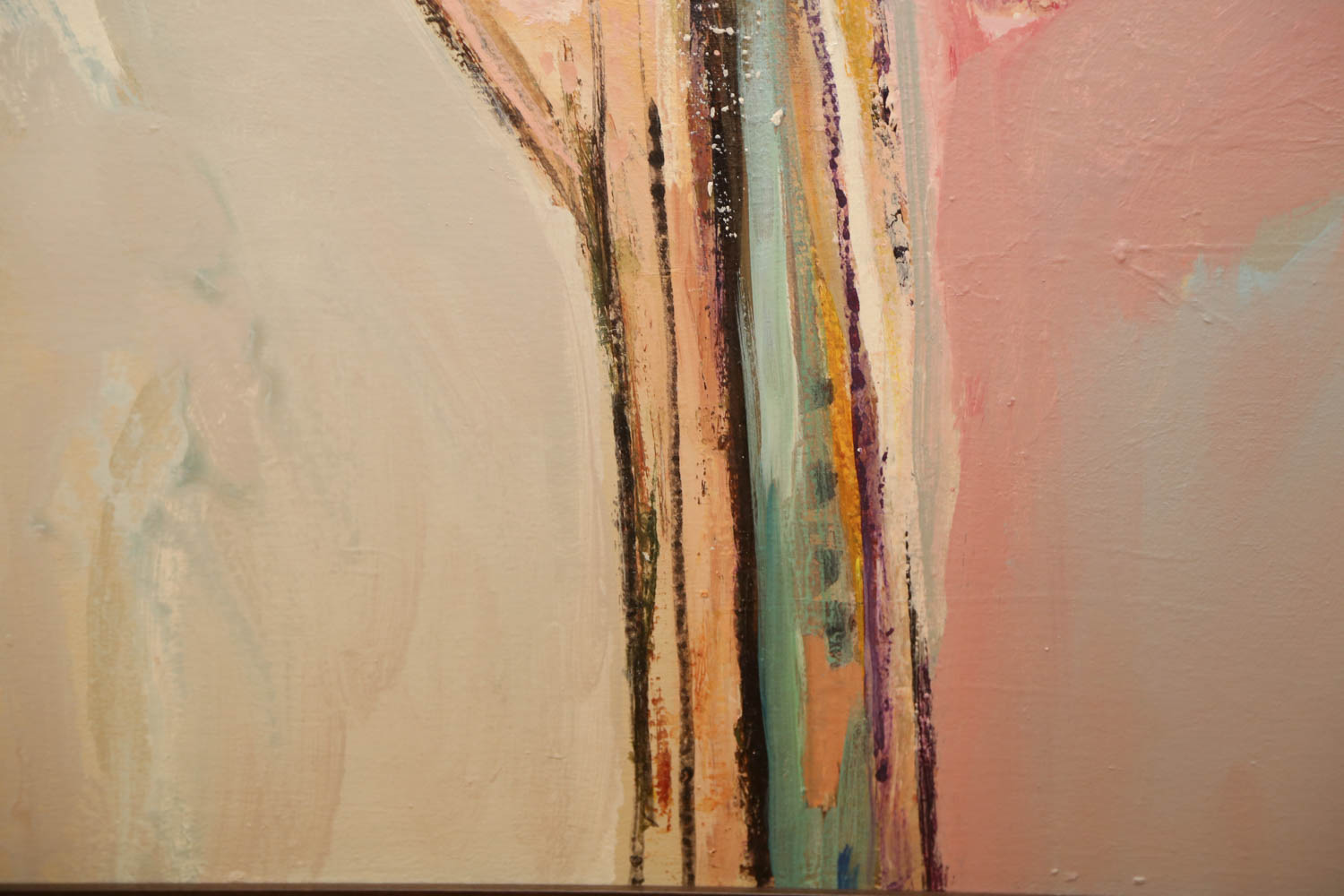 Signed Acrylic Painting on Canvas by Kathleen Ponziani