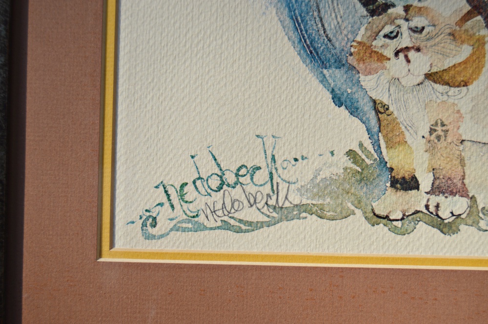 Original Signed Watercolor by Don Nedobeck