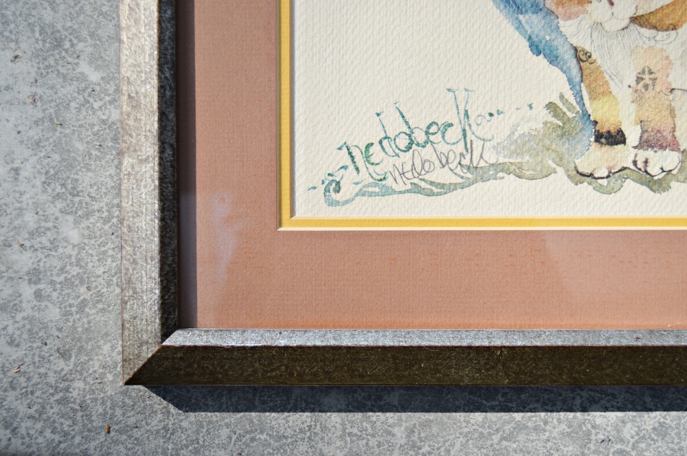 Original Signed Watercolor by Don Nedobeck