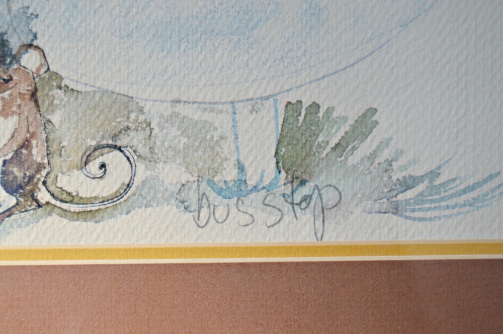 Original Signed Watercolor by Don Nedobeck