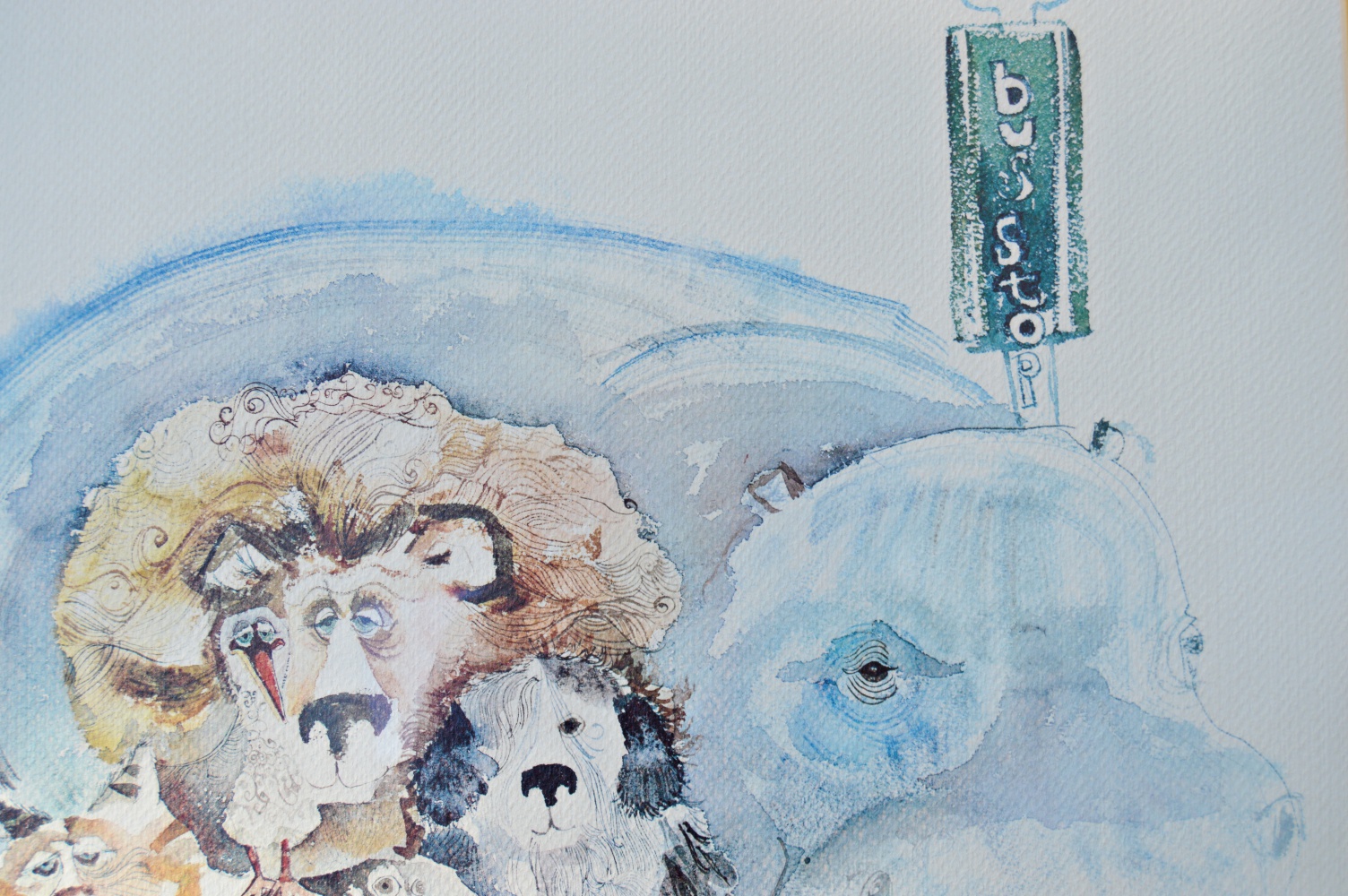 Original Signed Watercolor by Don Nedobeck