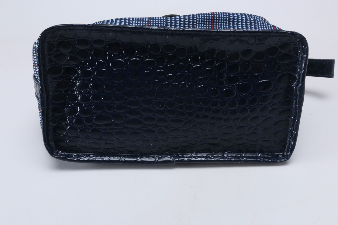 Tonino Lamborghini Blue Plaid Clutches and Bags