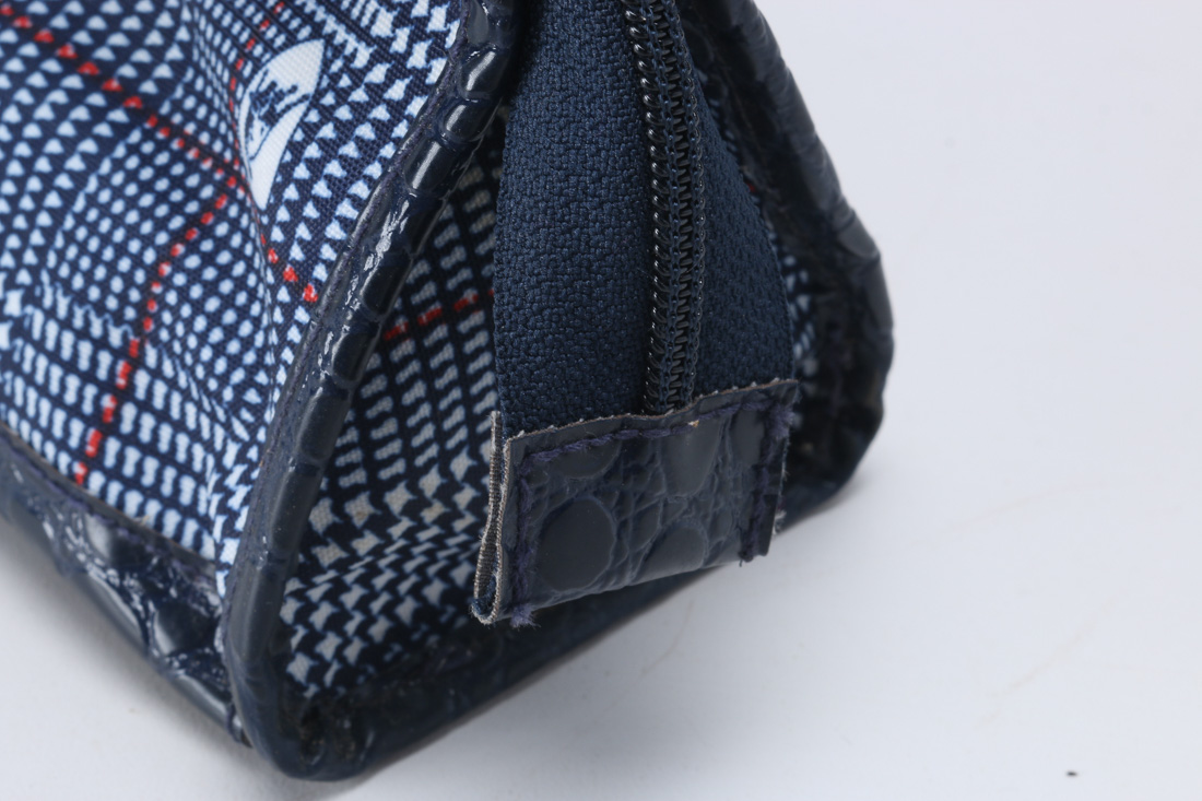 Tonino Lamborghini Blue Plaid Clutches and Bags