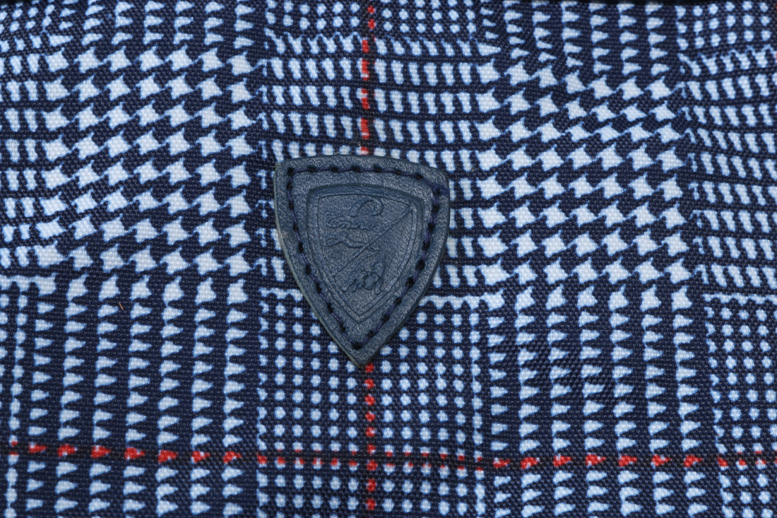 Tonino Lamborghini Blue Plaid Clutches and Bags