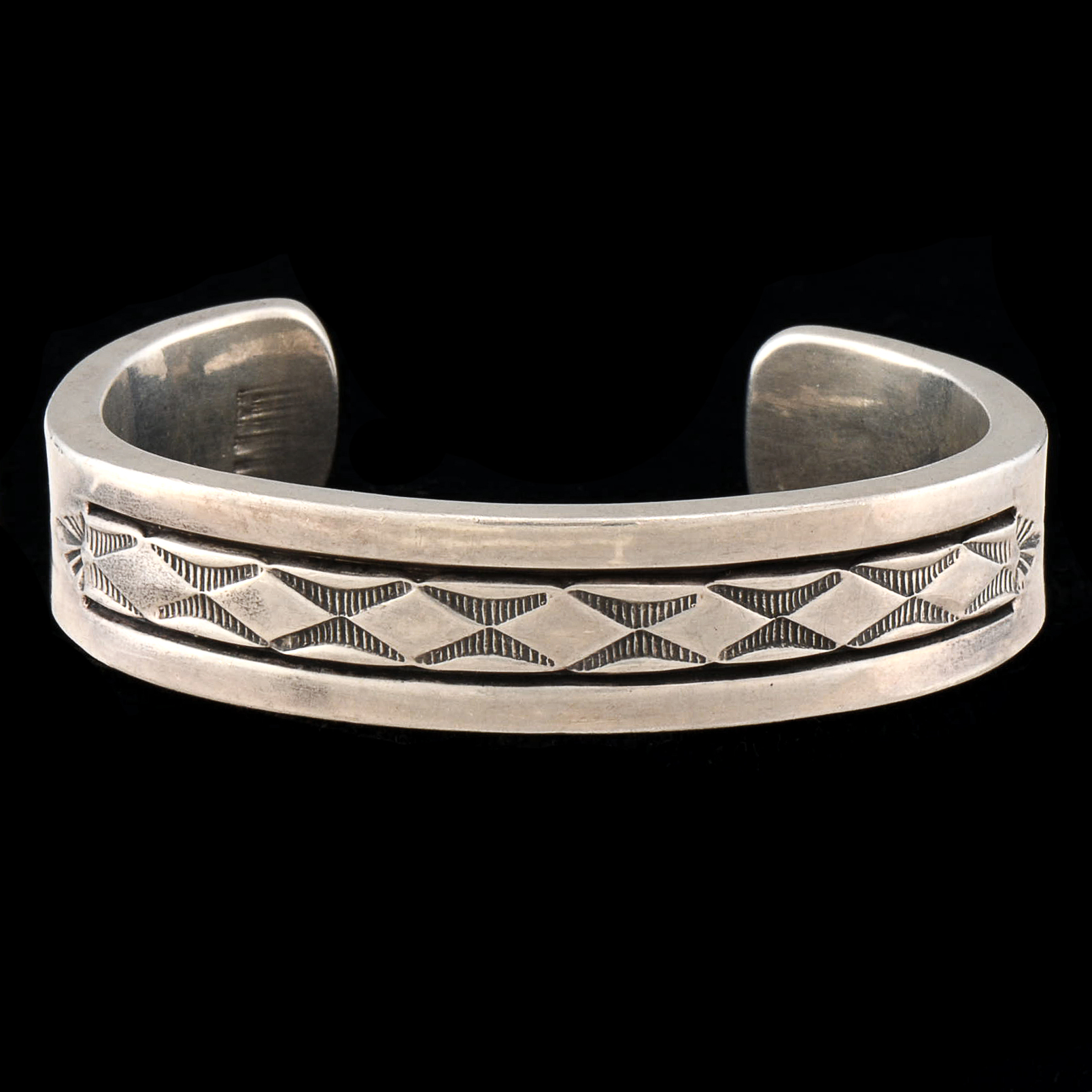 Southwestern Heavy Sterling Silver Cuff Bracelet