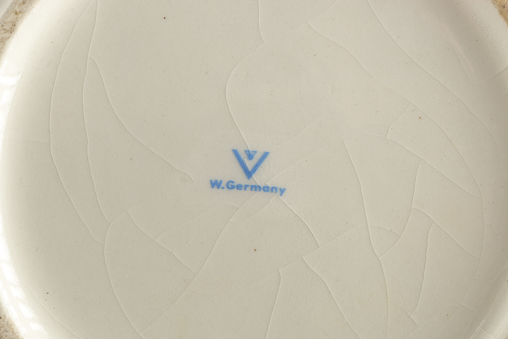 1960s Hummel Porcelain "Singing Lesson" Covered Candy Dish