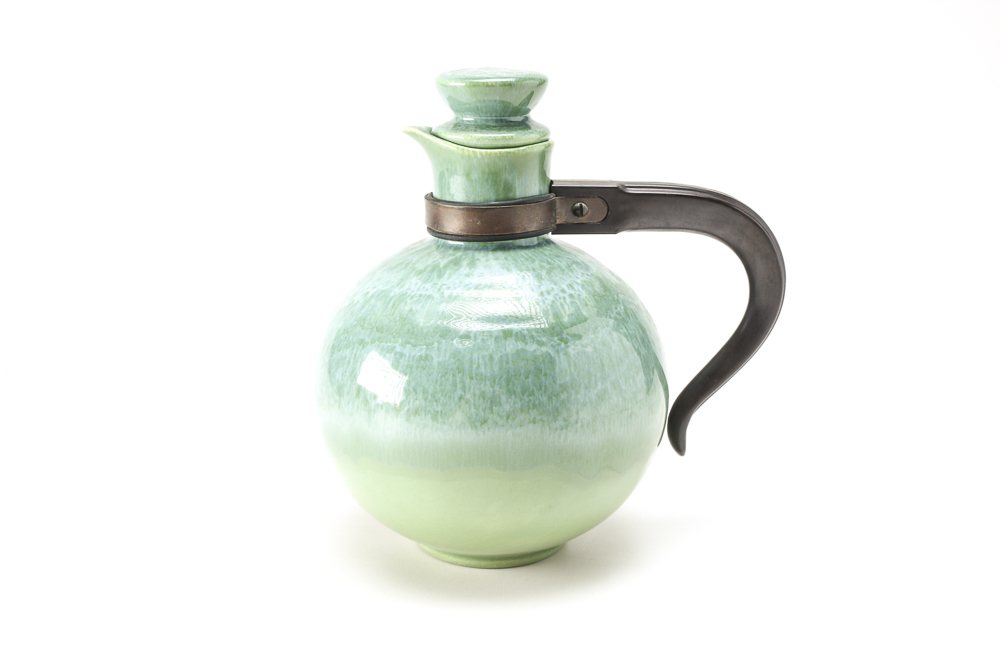 1947-54  California "Vernonware" Ceramic Jug in "Heritage Green"