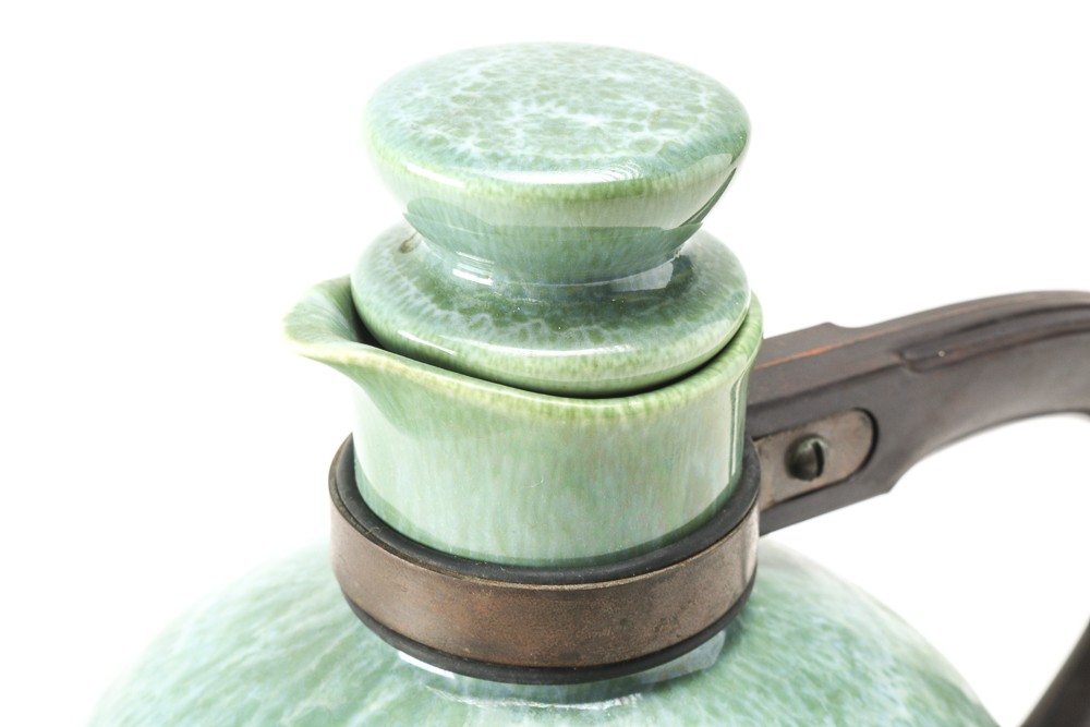 1947-54  California "Vernonware" Ceramic Jug in "Heritage Green"