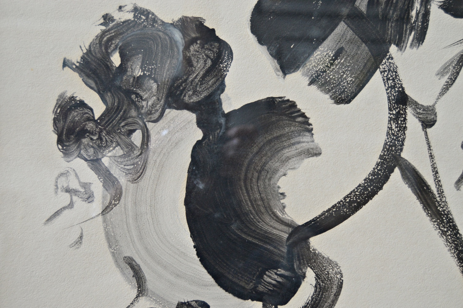 Original Signed Sumi Ink Painting on Paper of a Horse