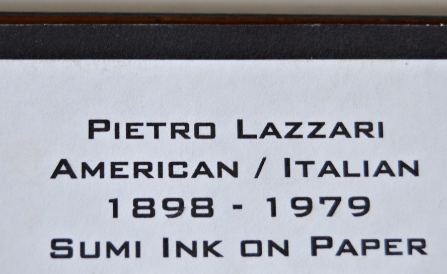 Original Signed Sumi Ink Painting on Paper of a Horse