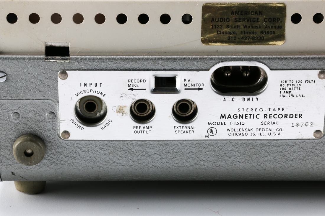 Vintage Wollensak Reel-To-Reel Tape Recorder