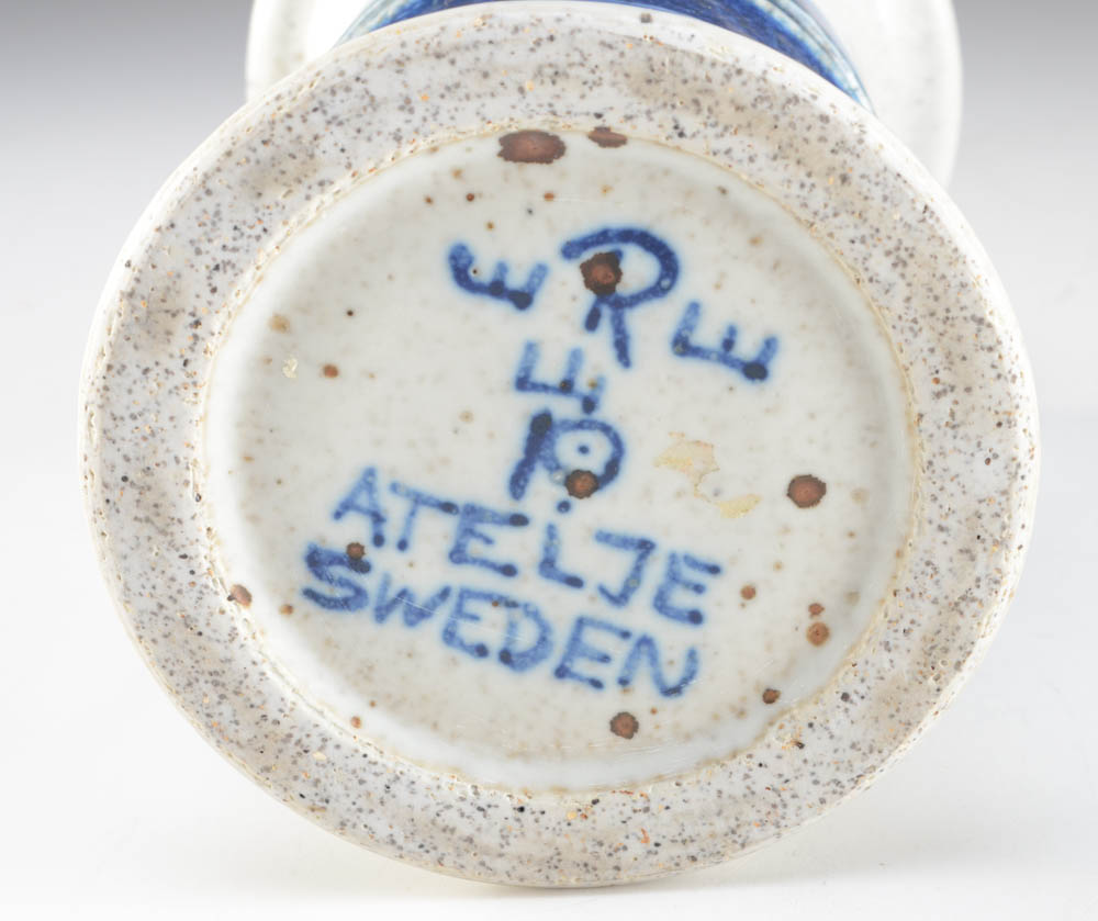 Vintage Inger Persson Rörstrand Pottery Vase