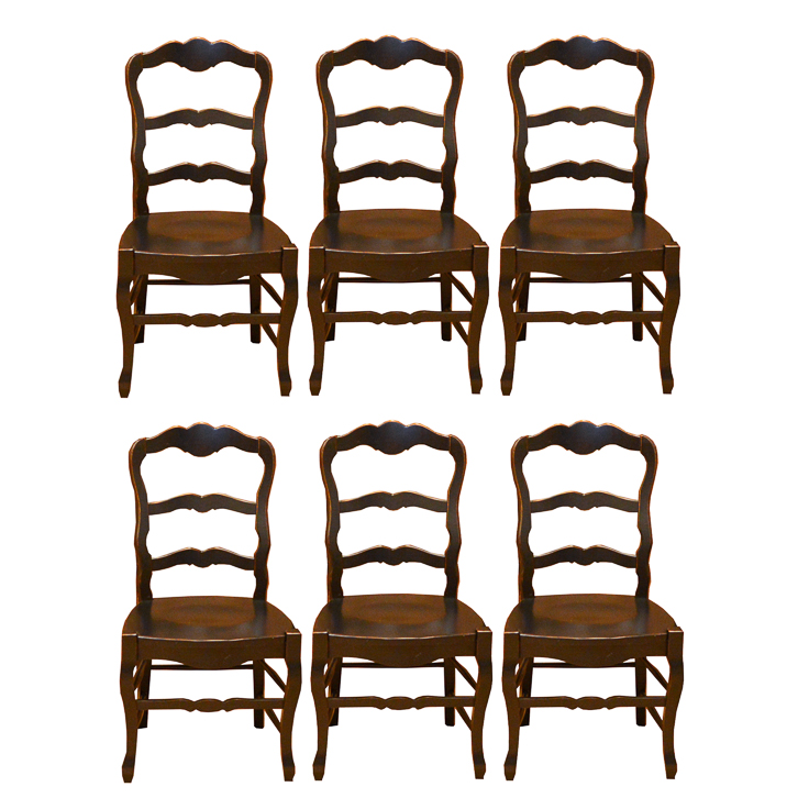 Set of Six Chippendale Style Chairs