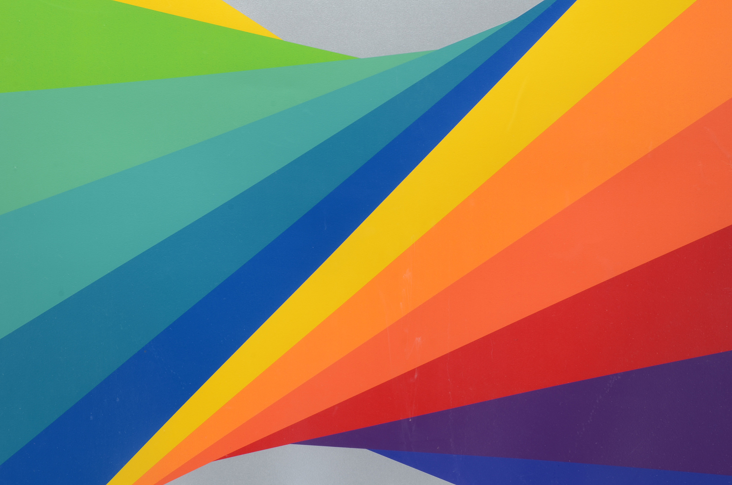 Herbert Bayer Original Signed Limited Edition Serigraph "Chromatic Twist"