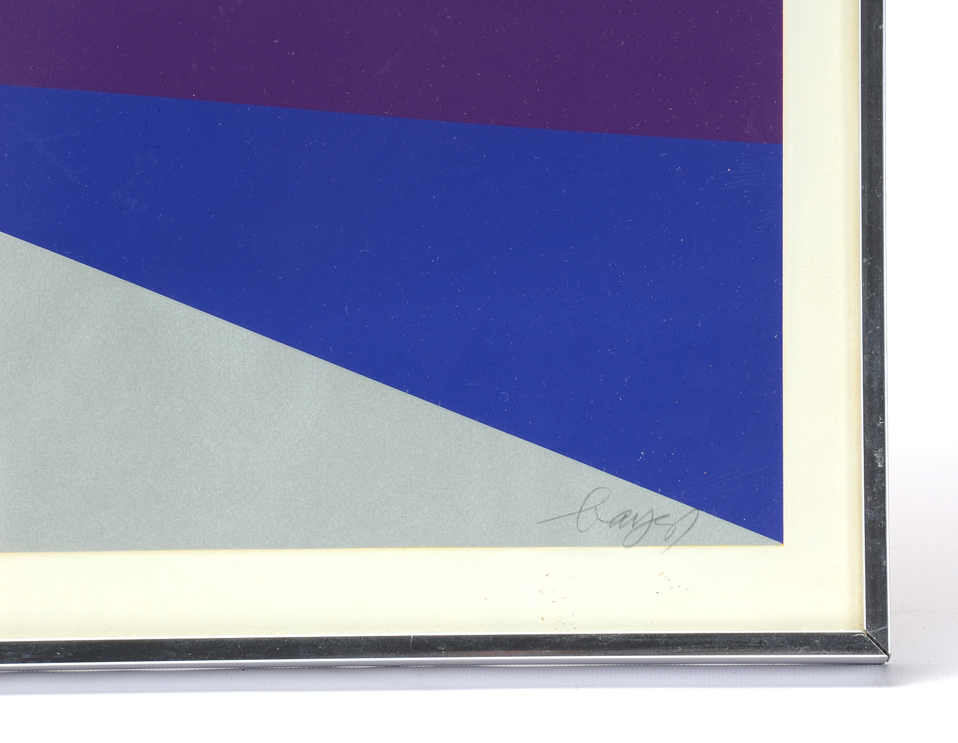 Herbert Bayer Original Signed Limited Edition Serigraph "Chromatic Twist"